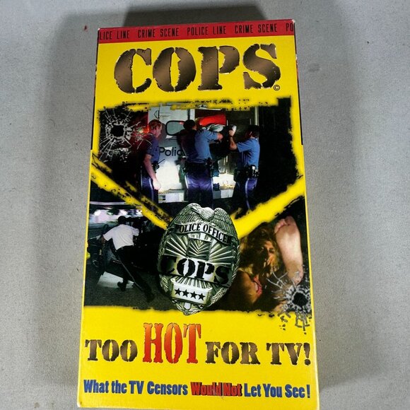 Barbour/Langley Productions Media Cops Too Hot For Tv 996 Vhs